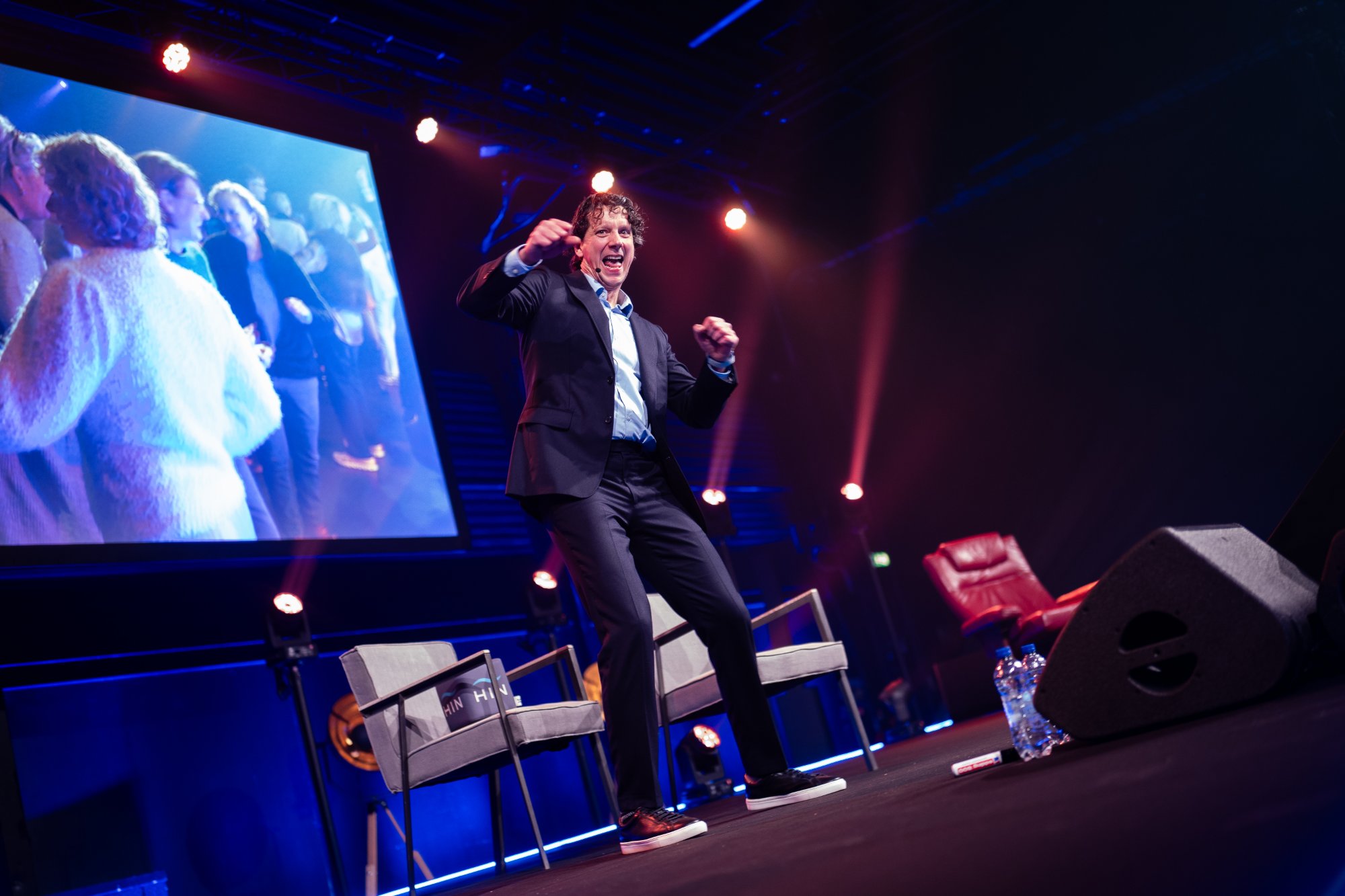 Edwin viert succes