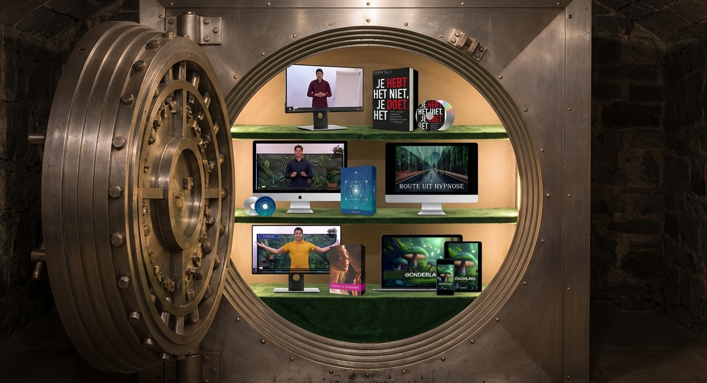 De kluis — 33 producten uit 20 jaar Hypnose Instituut Nederland